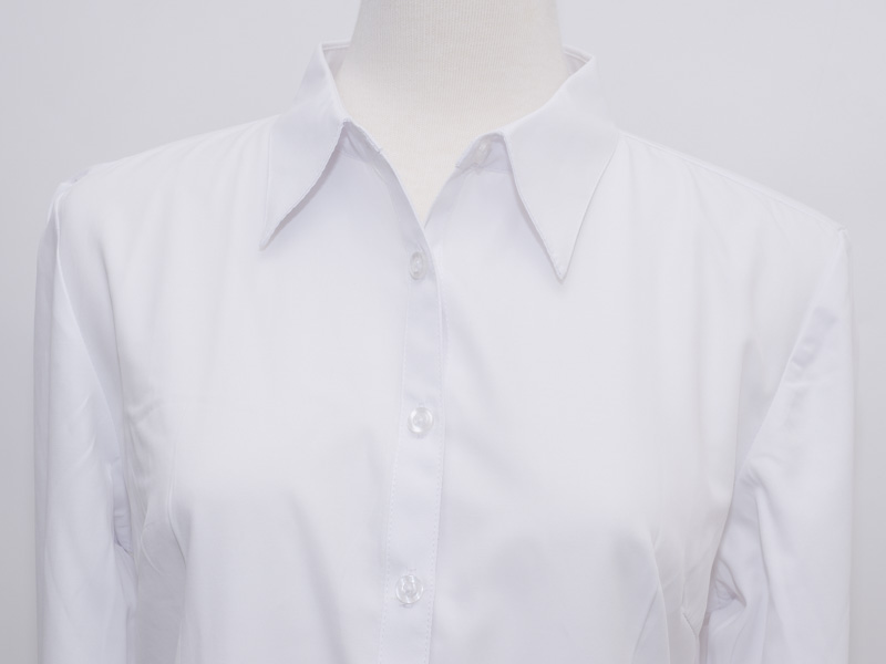 白黑兩色 OL女 襯衫(加挺版 長袖) 台灣現貨  wcps24